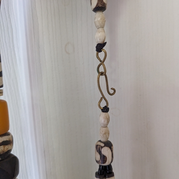 African beaded zebra necklace - Picture 5 of 5